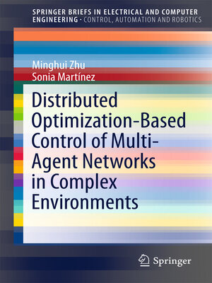 cover image of Distributed Optimization-Based Control of Multi-Agent Networks in Complex Environments